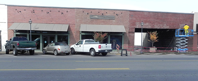 Welcome Center renovations.